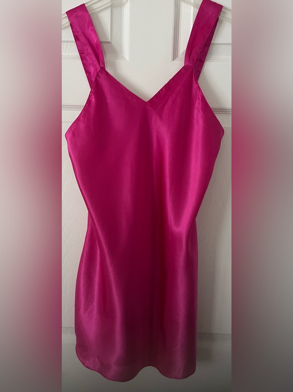 Fuchsia Satin Chemise